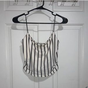 Stripped cropped top